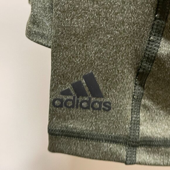Adidas Dark Green Leggings with Grey Details - Size S - Picture 3 of 5